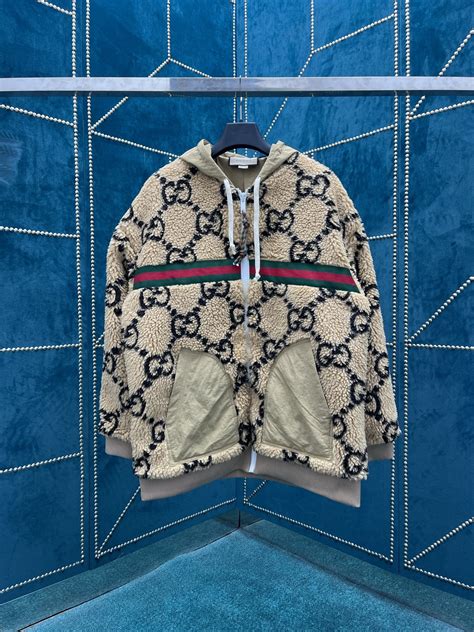 gucci outerwear fake|Gucci suede jacket.